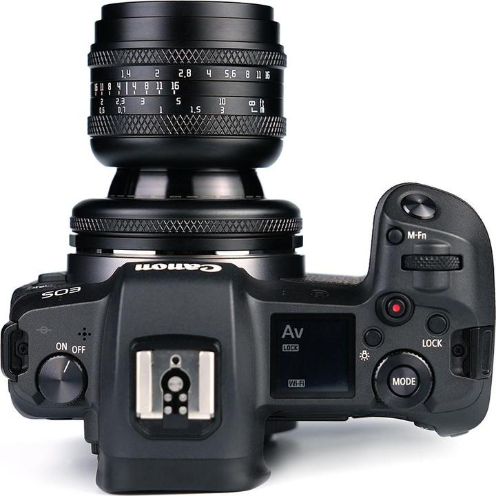 Immagine prodotto AstrHori Full Frame 50mm F2.0 con attacco Canon RF (nero) (Canon RF, Full-frame)