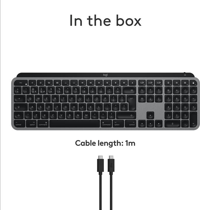 Image du produit Logitech MX Keys S for Mac (CH, Sans fil)