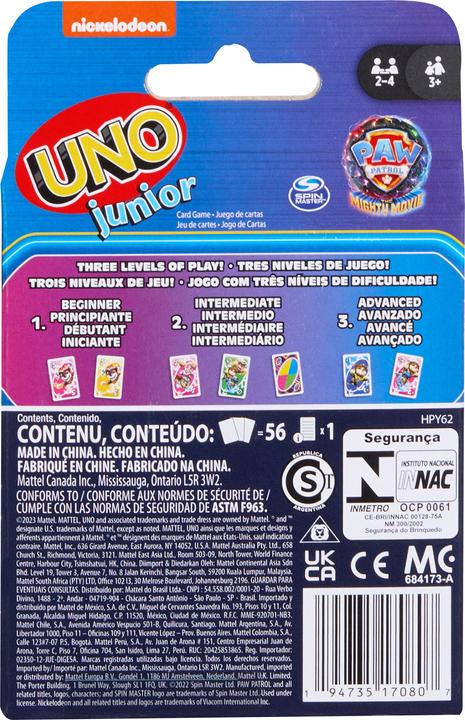 Actual product image Mattel Games Junior Paw Patrol 2 (Dutch, Multilingual)