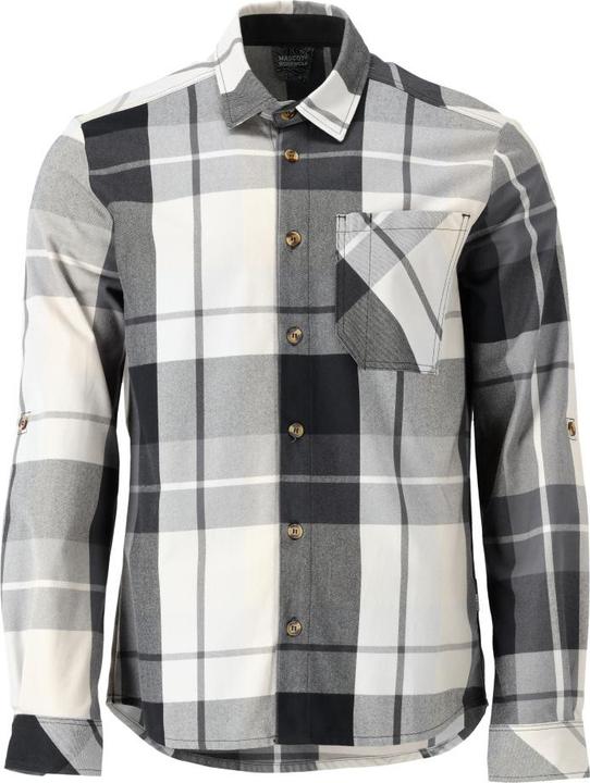 Mascot Flanellhemd Customized 22904 anthrazitgrau-kariert Gr. M (M)