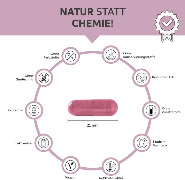 Produktbild Eltabia Bio Acai Kapseln in gefriergetrockneter Rohkost-Qualität | Hochdosiert 860mg Tagesdosis (100 Stück, Kapseln)