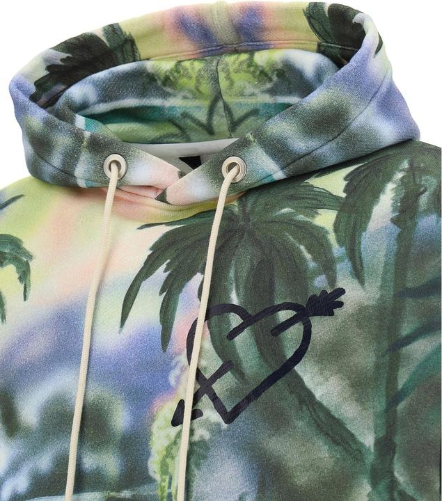 Actual product image Palm Angels Cotton Logo Hooded Sweatshirt (S)