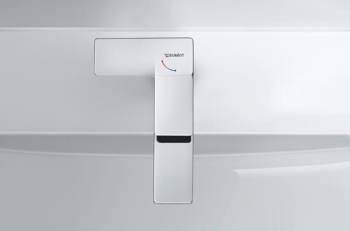 Actual product image Duravit Manhattan single lever washbasin mixer, M FreshStart, 129 mm projection, with pop-up waste