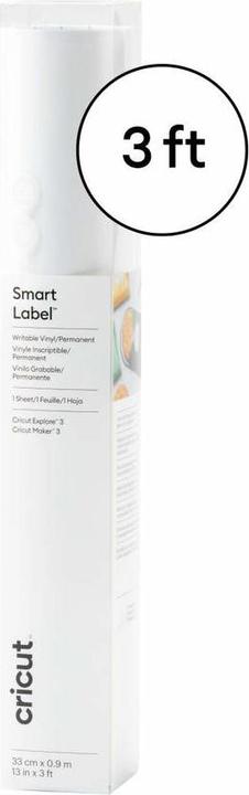 Image du produit Cricut Smart Vinyl Permanent 33x91cm Writable Transparent (P)