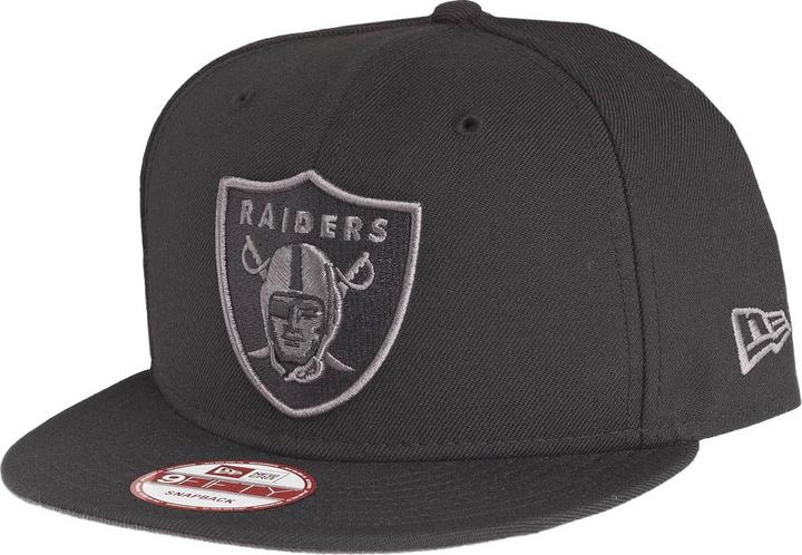 Produktbild New Era 9Fifty Snapback Cap - Oakland Raiders schwarz / grau