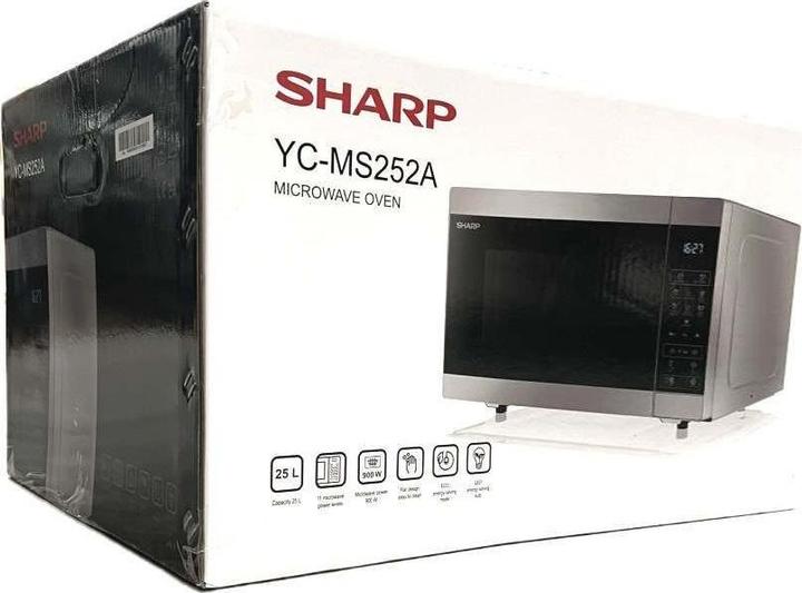 Immagine prodotto Sharp Forno a microonde YC-MS252AE-S a libera installazione 25 L 900 W Argento (25 l)