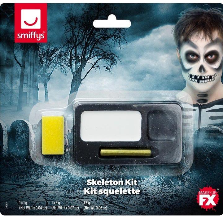 Immagine prodotto Smiffys Kit per il trucco dello scheletro