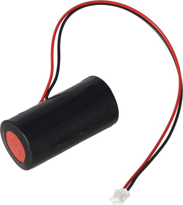 Actual product image AccuCell Batterie für die DOM Panasonic CR-2/3AZ Batterie mit Kabel und Stecker (1 pcs., CR2, 1800 mAh)