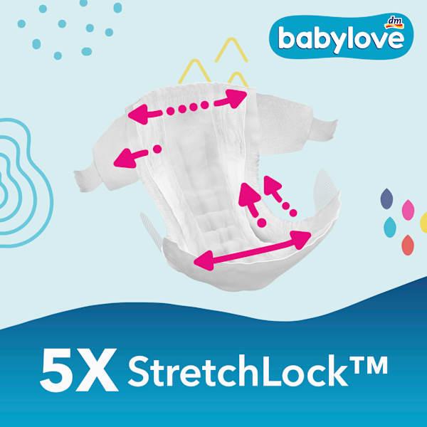 Produktbild dm babylove Windeln Premium (Gr. 8, Tragepack, 28 Stück)