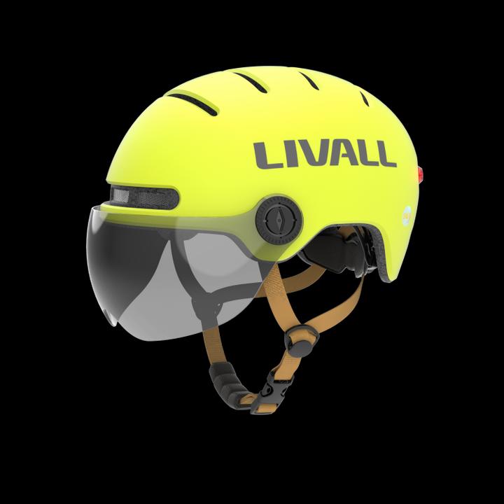 Produktbild Livall CASQUE INTELLIGENT L23 Fresh Lemon L (58 - 62 cm, L)