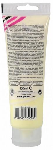Produktbild Pebeo Decocrème Matt Acrylfarben (Pastellgelb, 120 ml)