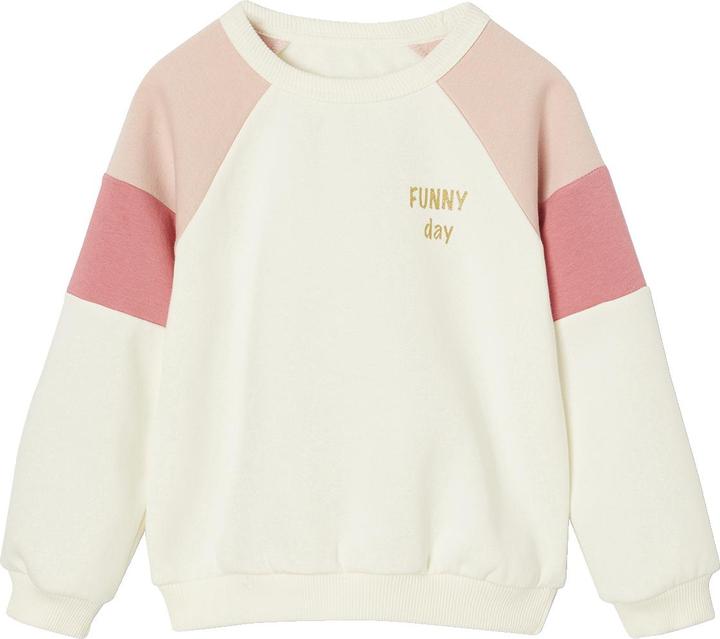 Vertbaudet Mädchen Colorblock-Sweatshirt mit Recycling-Polyester
