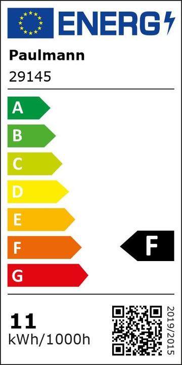 Etichetta energetica Paulmann AGL Zigbee Filament (E27, 11 W, 1055 lm, 1 x, F)