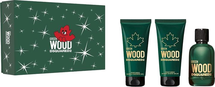 Dsquared2 Dsquared² Wood Green Men Christmas 2023 Eau de Toilette 100 / Body Smoother / After Shave Balm (Eau de toilette, 100 ml)