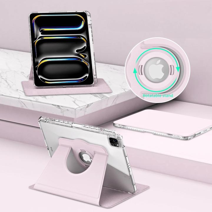 Image du produit Cover-Discount iPad Pro 13 2024 - Étui pivotant 2en1 avec dos + couvercle (iPad Pro 13 2024 (M4))