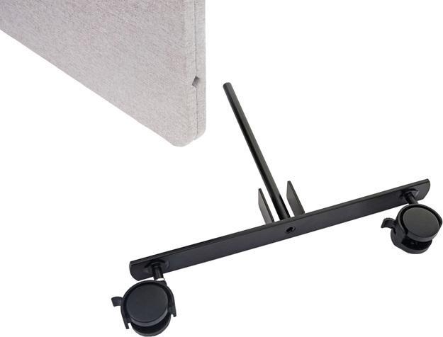 Actual product image Mendler Acoustic partition, office privacy screen room divider pinboard, double-walled rollable