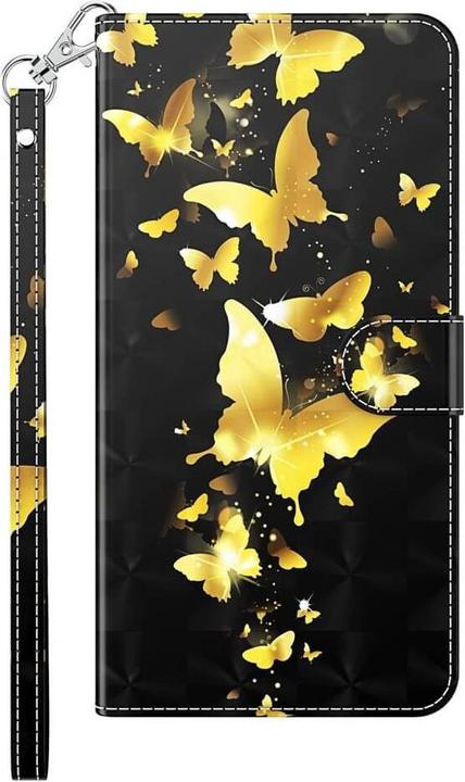 Actual product image Cover-Discount Google Pixel 7 Pro - Case Gloss Effect Butterfly gold (Google Pixel 7 Pro)