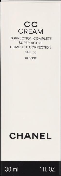 Actual product image Chanel CC Cream Super Active (#40 Beige)