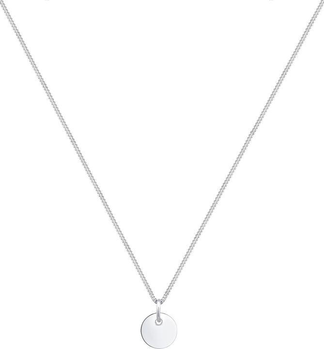 Immagine prodotto Elli Plättchen Anhänger (925 Argento, 45 cm)