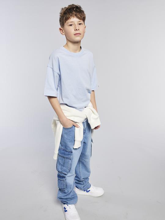 Actual product image Jonen 2-pack children's T-shirts oversized shape (158)