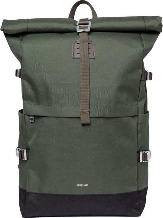 Dawn green with dark brown leather