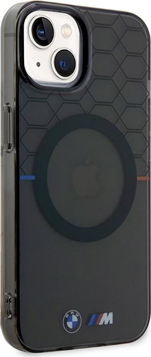 Actual product image BMW Case BMHMP14SHGPK iPhone 14 6.1" szary/grey Pattern MagSafe (Apple iPhone 14)