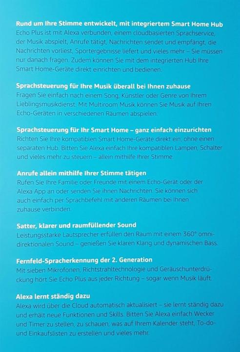 Image du produit Amazon Echo Plus (IFTTT, Amazon Alexa)
