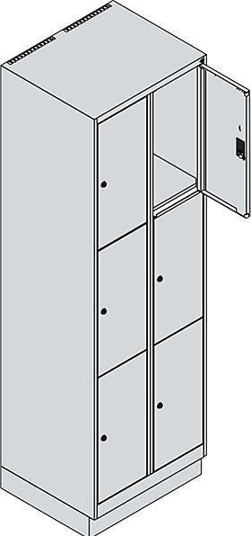 Actual product image C+P Classic PLUS locker cabinet