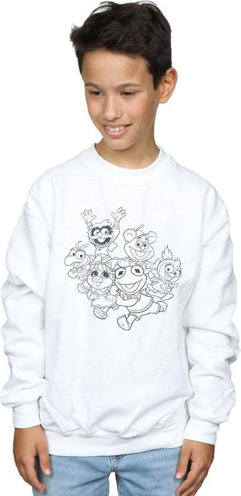 Actual product image Disney Boys The Muppets Muppet Babies Mono Group Sweatshirt (116)