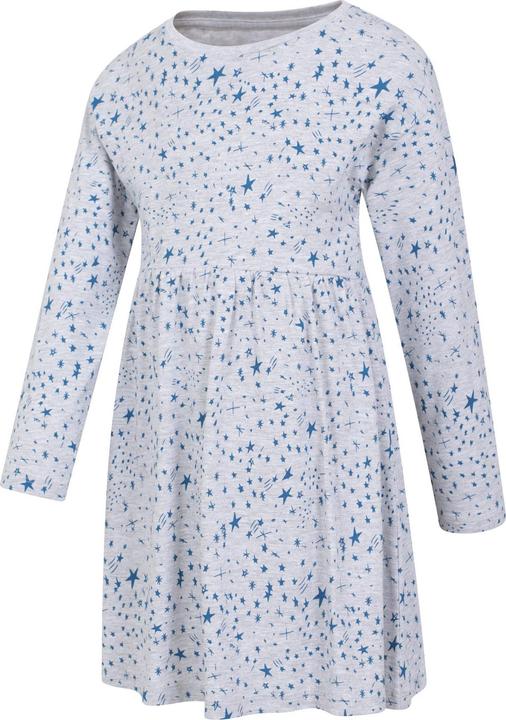 Actual product image Mountain Warehouse Girls Mountain Essentials Lora Printed Long-Sleeved Dress (116)