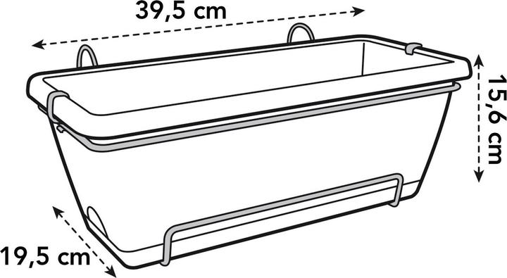 Produktbild Elho Barcelona Balkonkasten (40 cm)