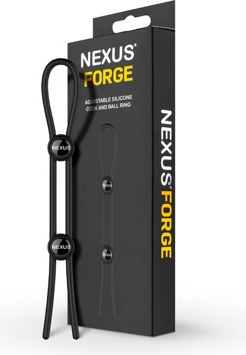 Image du produit Nexus Forge - Anneau de Pénis Double Réglable - Noir (4 cm)