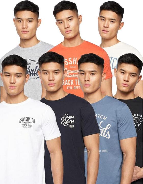 Crosshatch Chinsters TShirt (7erPack)