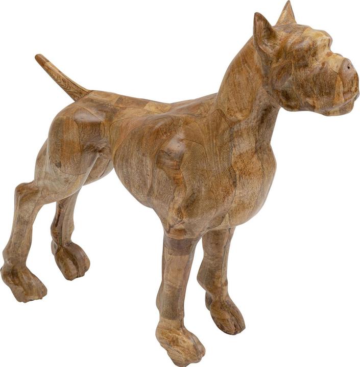 Produktbild Kare Design Deko Figur Bulldog Wood 70x78cm