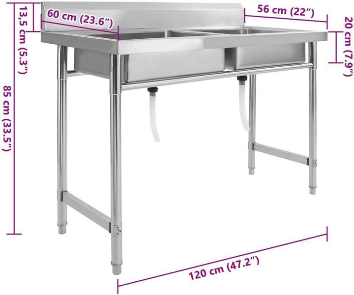 Actual product image VidaXL Thirza (60 cm, 120 cm)