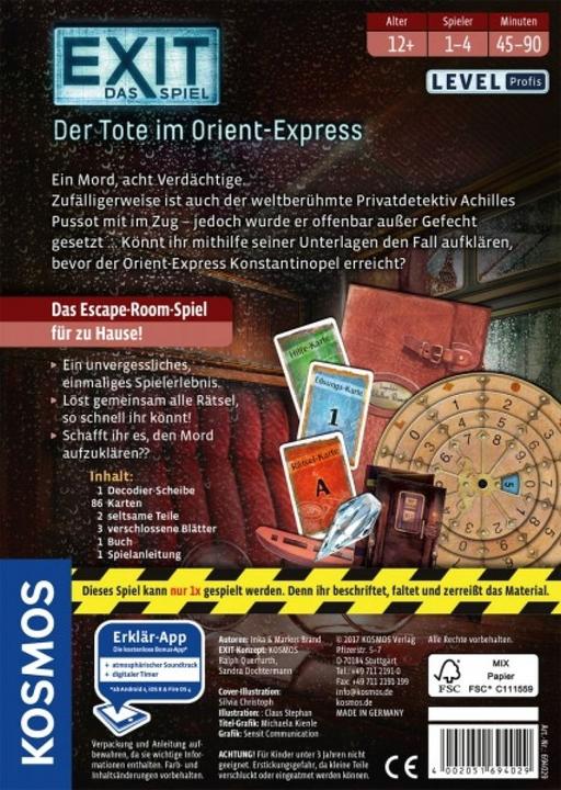 Image du produit Kosmos Exit - Le mort de l'Orient Express (Allemand)