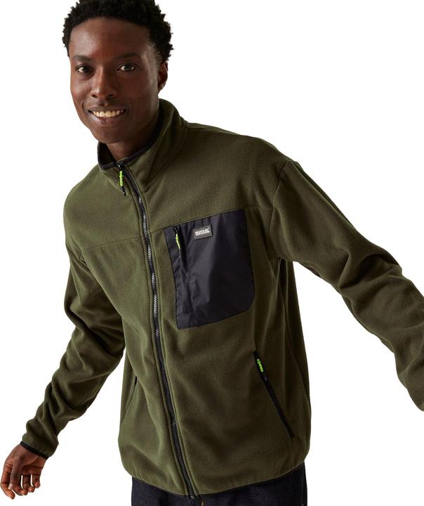 Actual product image Regatta Mens Frankie Full Zip Fleece Jacket (3XL)