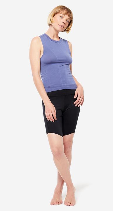 Produktbild Kimjaly Top dynamisches Yoga nahtlos - blau (XL)