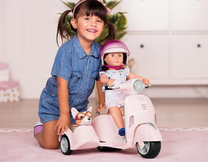 Actual product image Our Generation Scooter with detachable sidecar