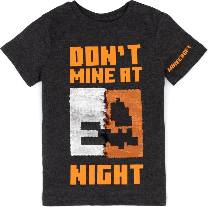 Produktbild Minecraft Don't Mine At Night Tshirt (146, 152)