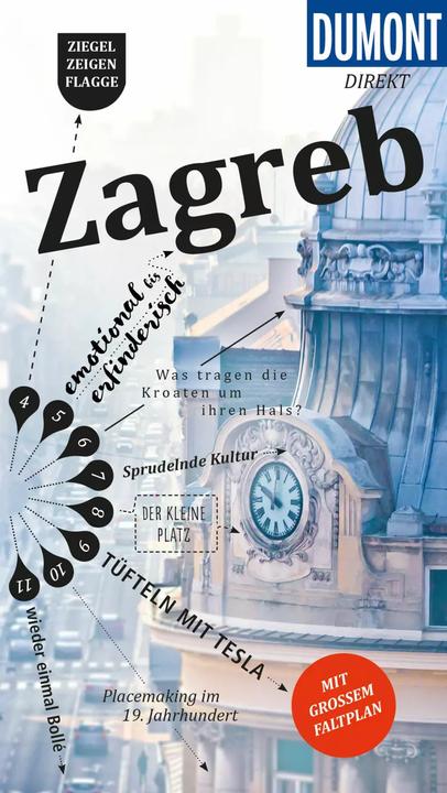 Image du produit direkt Reiseführer Zagreb (Allemand, Patricia, Fridrich, 2023)
