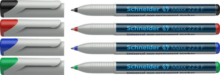Produktbild Betzold Folienschreiber, wasserlöslich (Assortiert, 0.70 mm, 4 x)