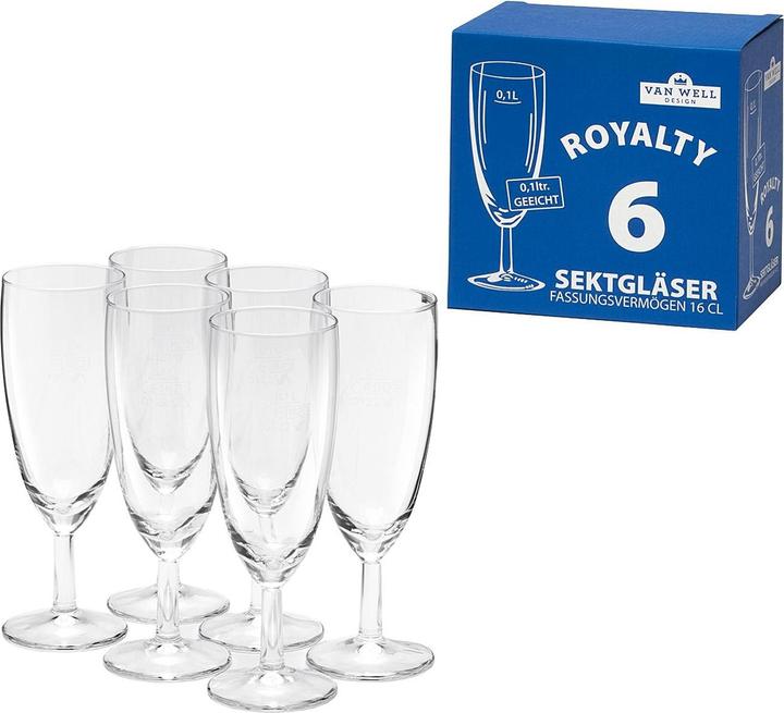 Produktbild Bormioli Rocco WELLCO Sektkelch /-/ 0,10l (10 cl, 1 Gläser, Sektgläser)