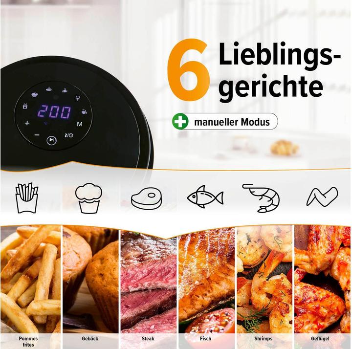 Actual product image Gourmetmaxx Digital hot air fryer