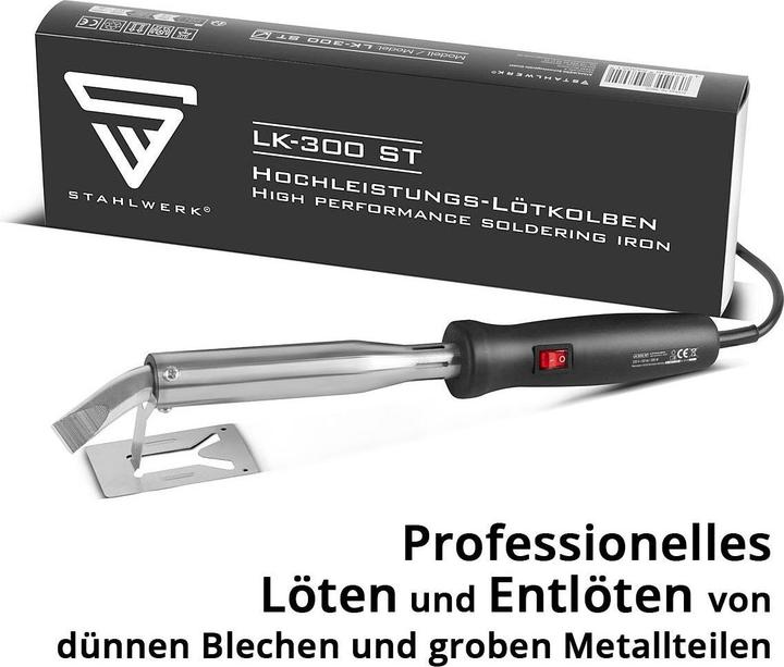 Produktbild Stahlwerk Hochleistungs-Lötkolben LK-300 ST elektrisches Lötgerät 300 W Leistung