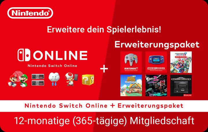 Nintendo Switch Online 12 months plus Expansion Pack (Individual) Digital Code (12 Monate)