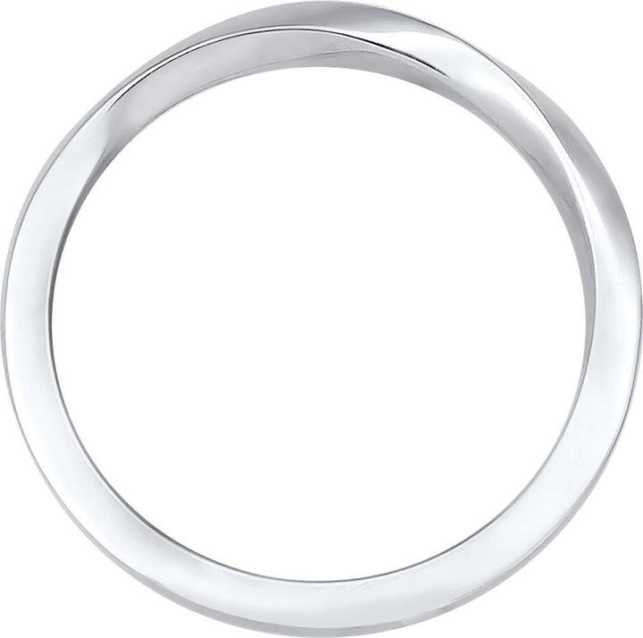 Produktbild Elli Ring Basic Bandring Gedreht Klassisch Trend 925 Silber (58, 925 Silber)