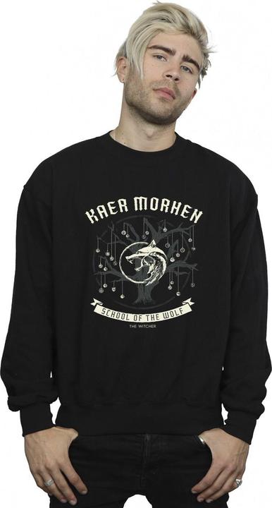 Actual product image Netflix Mens The Witcher School Of The Wolf Sweatshirt (M)