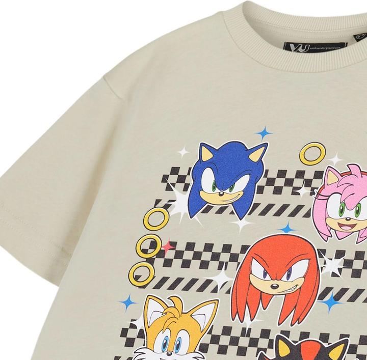 Immagine prodotto Sonic The Hedgehog Group Faces Maglietta Maniche Corte Ragazzi (128)