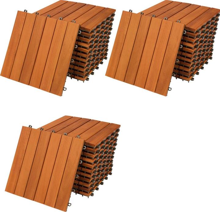 Actual product image Deuba Holzfliesen (33 x, 30 x 30 x 2.5 cm)